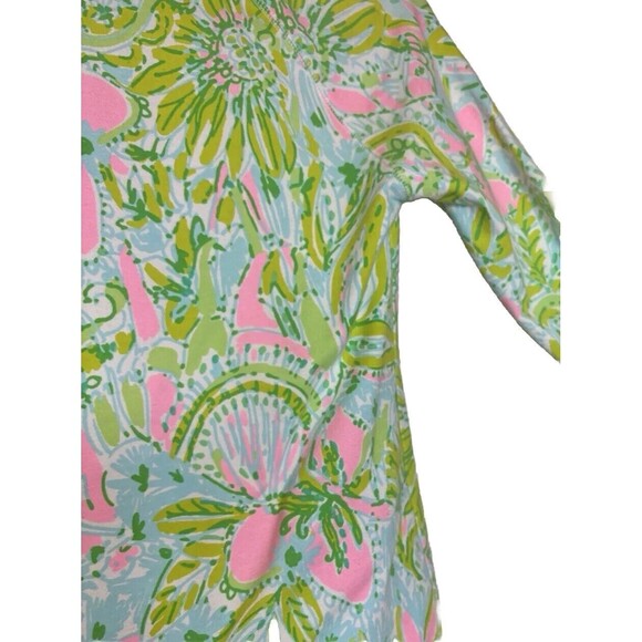 Lilly Pulitzer Skipper Half Zip Popover Coconut Jungle Small Great Gift - Picture 8 of 14